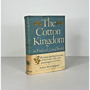 The Cotton‎ Kingdom By Frederick Law Olmsted Borzoi 1970 Hardback Book Vintage
